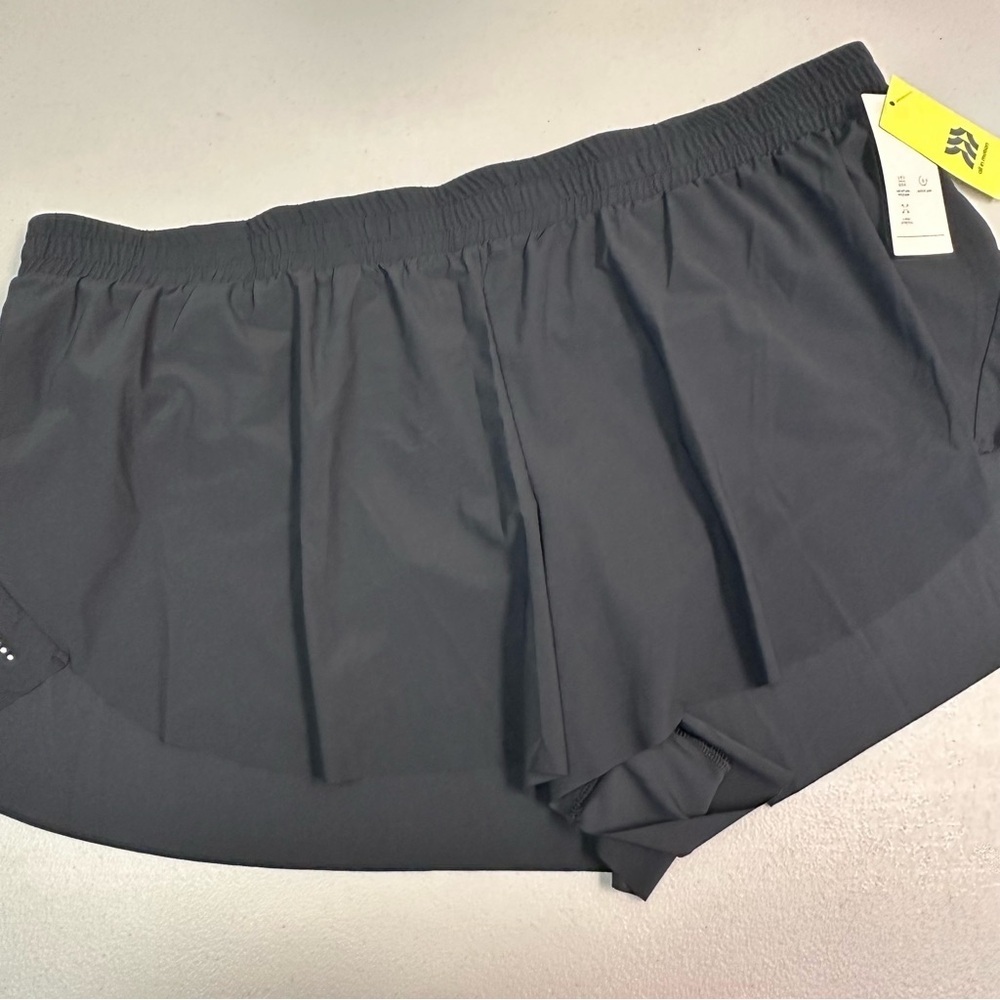All In Motion Women’s Black Athletic Run Shorts Size XXL